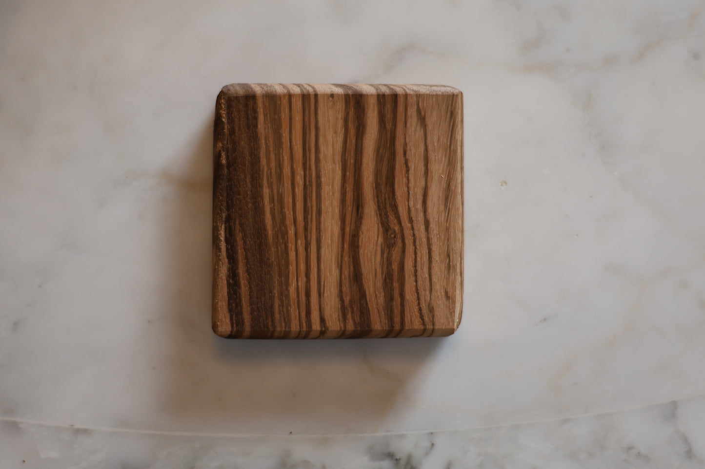 Zebrawood Custom-Engraved Coaster