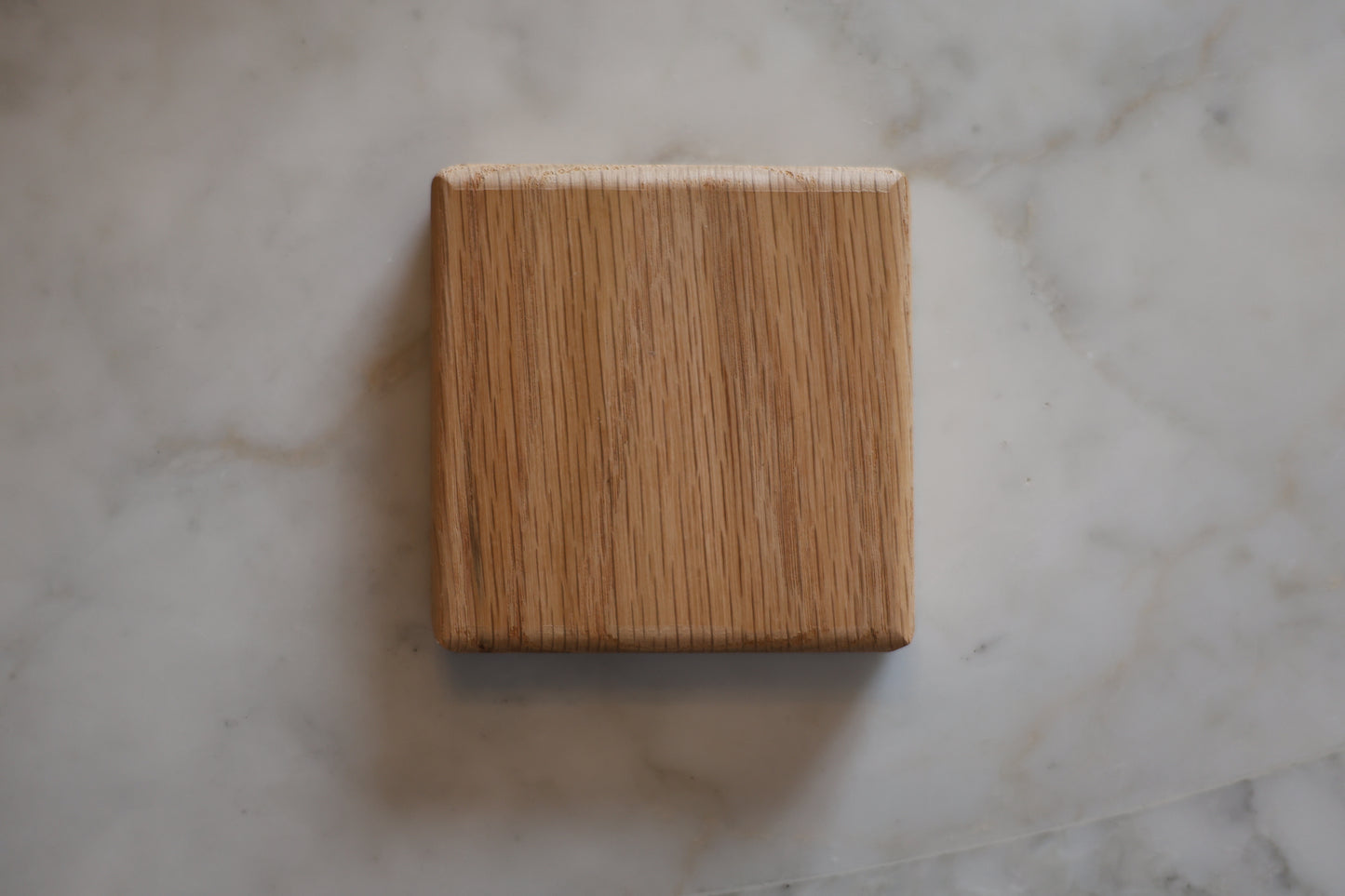 Red Oak Custom-Engraved Coaster