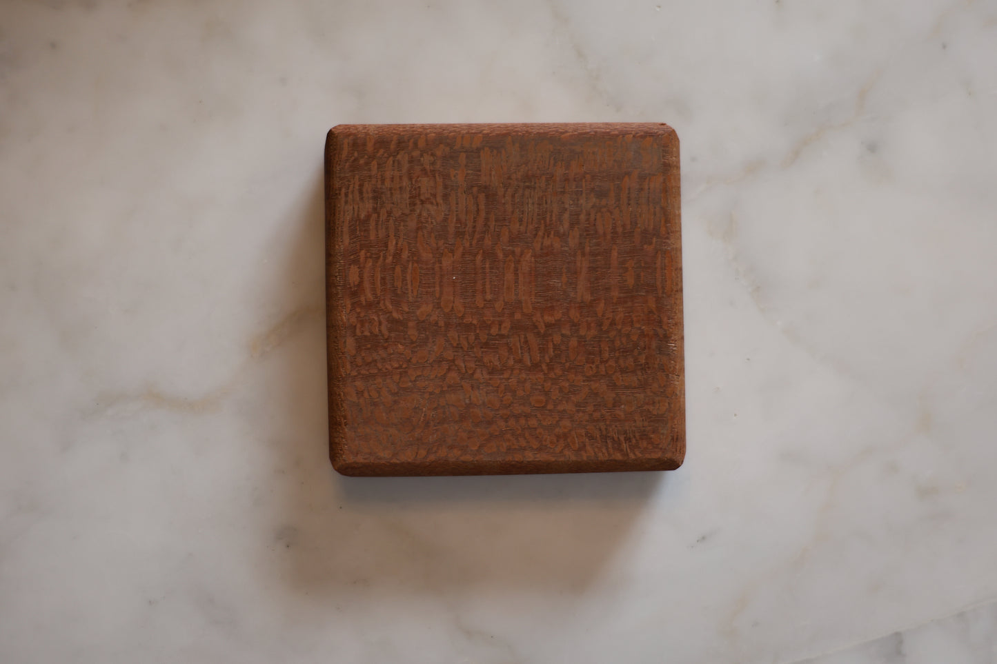 Leopard Wood Custom-Engraved Coaster