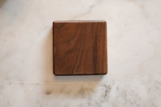 Walnut Custom-Engraved Coaster